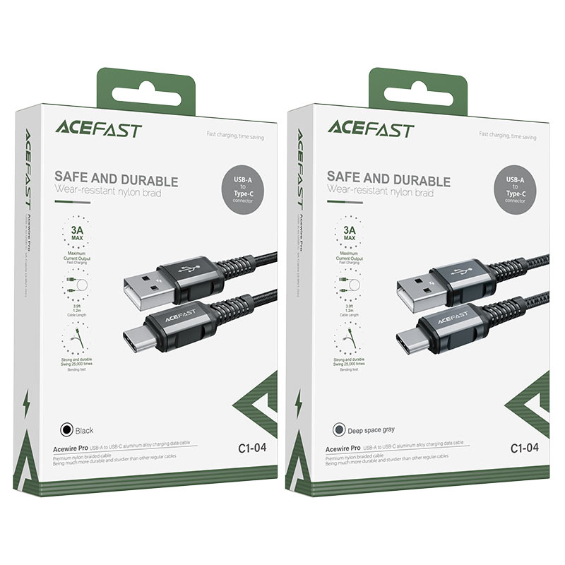 Charging Data Cable C1-04 USB-A to USB-C