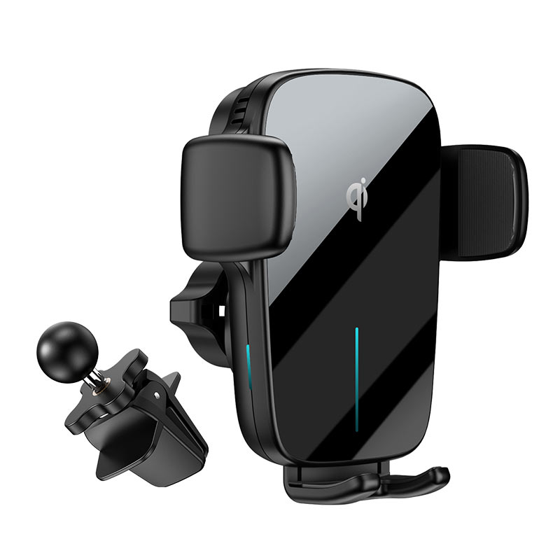Fast Wireless Charger Car Mount Holder Auto-Aligning D1 15W
