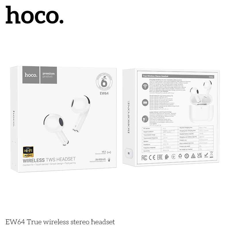 HOCO EW64 WIRELESS TWS HEADSET
