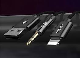 Yesido YAU18 Lightning to 3.5mm Audio Cable AUX Adapter