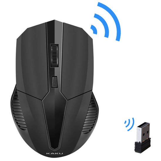 Kakusiga Wireless Optical Mouse 4 buttons KAKU KSC-378) black