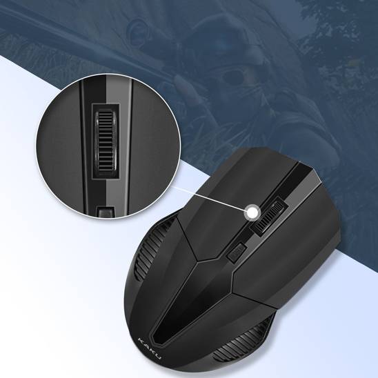 Kakusiga Wireless Optical Mouse 4 buttons KAKU KSC-378) black