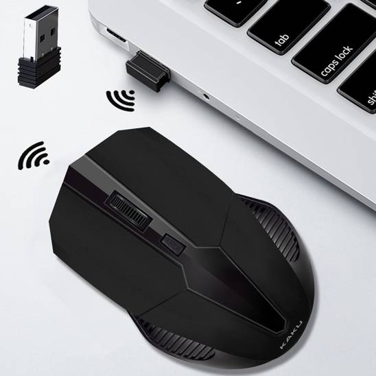 Kakusiga Wireless Optical Mouse 4 buttons KAKU KSC-378) black