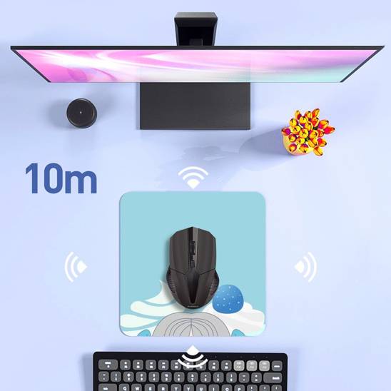 Kakusiga Wireless Optical Mouse 4 buttons KAKU KSC-378) black