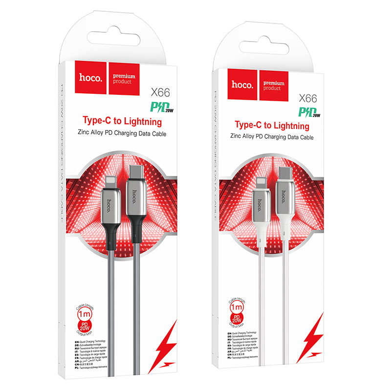 Cable Type-C to Lightning “X66 Howdy” PD