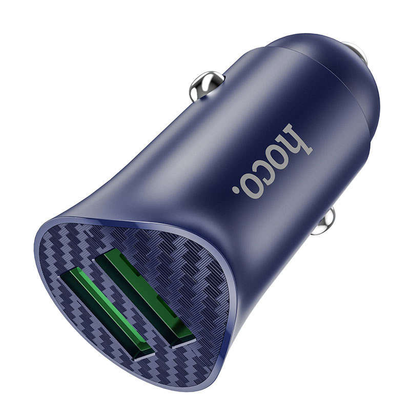 HOCO Car charger “Z39 Farsighted” QC3.0 dual port set with cable