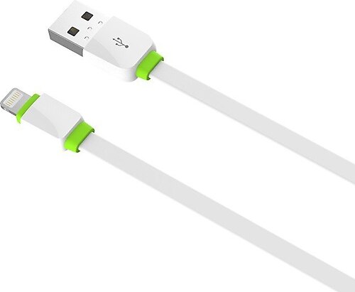 EMY Flat Lightning Cable For Apple iPhone 2A Fast Charging USB Data Cable 1m