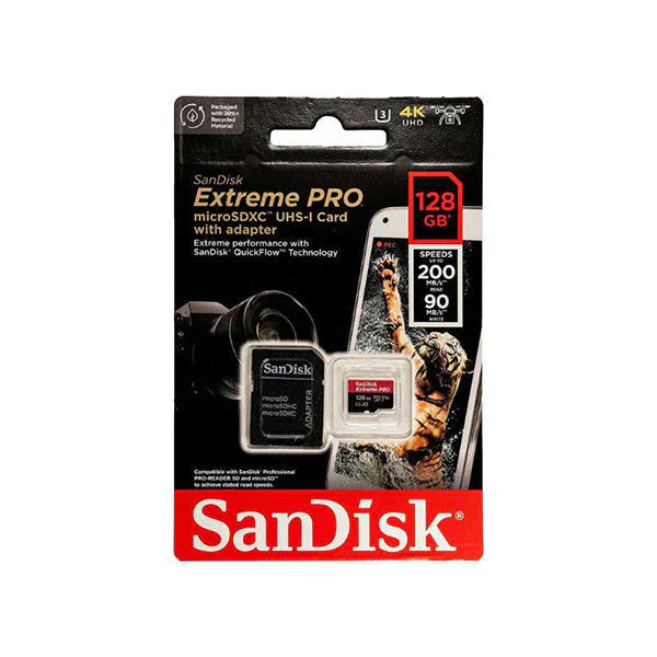 SanDisk 128GB Extreme Pro SDXC UHS-I 200MB/S