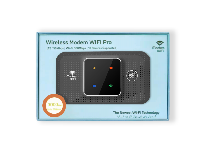 LTE Wireless Modem WiFi Pro 3000 mAh 5G
